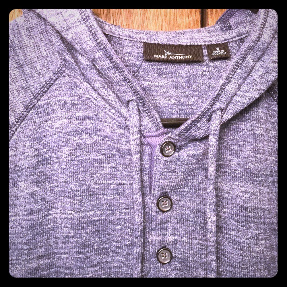NWT Marc Anthony Men’s HOT Blue Cotton Hoodie, S